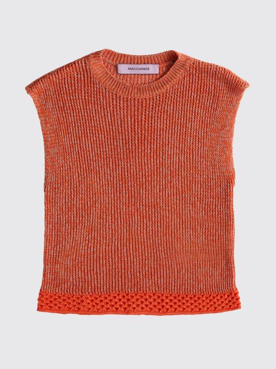 26SS 마카파니 민소매 티셔츠 M26E1ACMT001MN09306 Orange - MACCAPANI