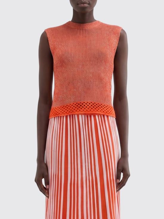 26SS 마카파니 민소매 티셔츠 M26E1ACMT001MN09306 Orange