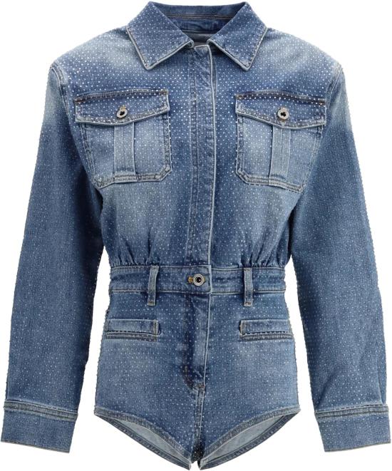 26SS 셀프 포트레이트 데님 원피스 RS26801JSABL BLUE