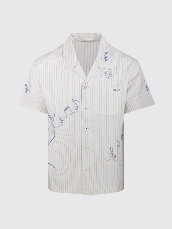 26SS 던스트 반팔 셔츠 UDSH6B121B1 CAPRI OCEAN White - DUNST