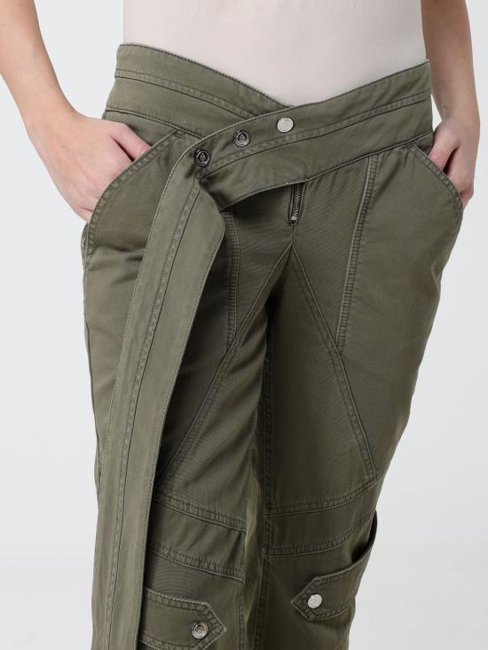 26SS 블루마린 스트레이트 팬츠 P644J160A N0592 Green - BLUMARINE