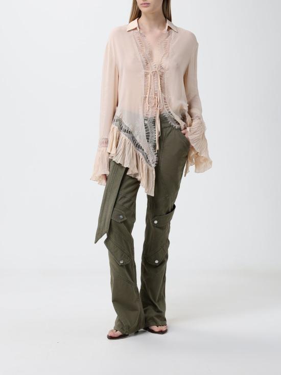 26SS 블루마린 스트레이트 팬츠 P644J160A N0592 Green - BLUMARINE