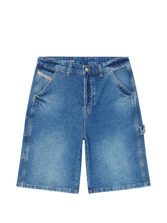 26SS 디젤 d-livery-w-short 데님 반바지 A19270 0ADBW 01 MEDIUM BLUE DOM