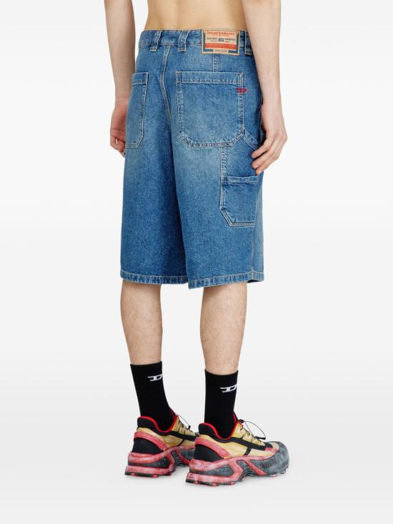 26SS 디젤 d-livery-w-short 데님 반바지 A19270 0ADBW 01 MEDIUM BLUE DOM - DIESEL