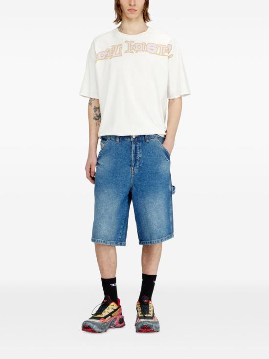 26SS 디젤 d-livery-w-short 데님 반바지 A19270 0ADBW 01 MEDIUM BLUE DOM - DIESEL