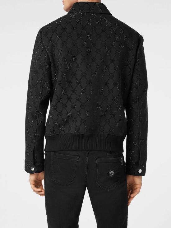 26SS 필립 플레인 봄버 자켓 SAECMRB2727PTE076N 0202 Black - PHILIPP PLEIN