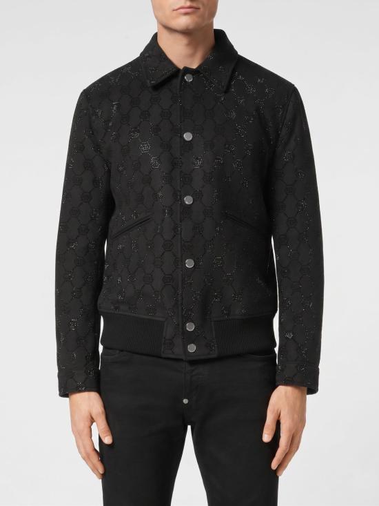 26SS 필립 플레인 봄버 자켓 SAECMRB2727PTE076N 0202 Black