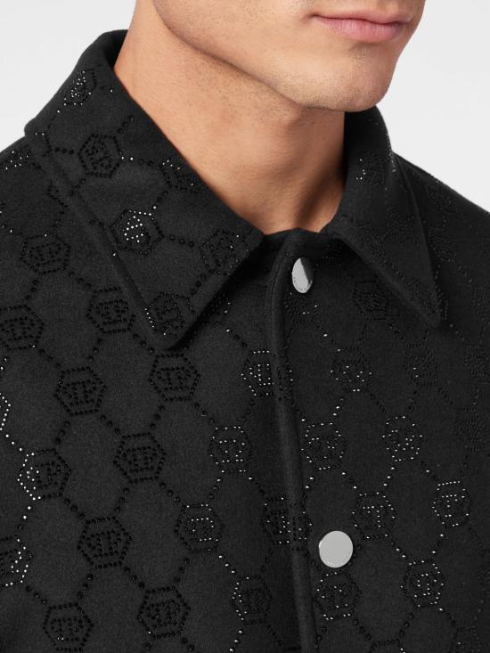 26SS 필립 플레인 봄버 자켓 SAECMRB2727PTE076N 0202 Black - PHILIPP PLEIN