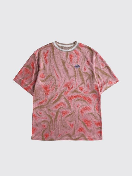 26SS 마카파니 반팔 티셔츠 M26E1ACJB012JN02454 Pink - MACCAPANI