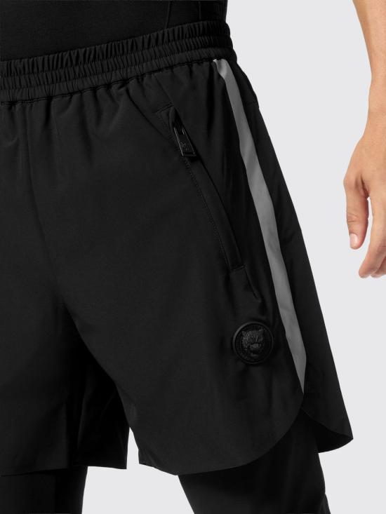 26SS 플레인스포츠 숏팬츠 FADCMJT2396STE003N 02 Black - PLEIN SPORT