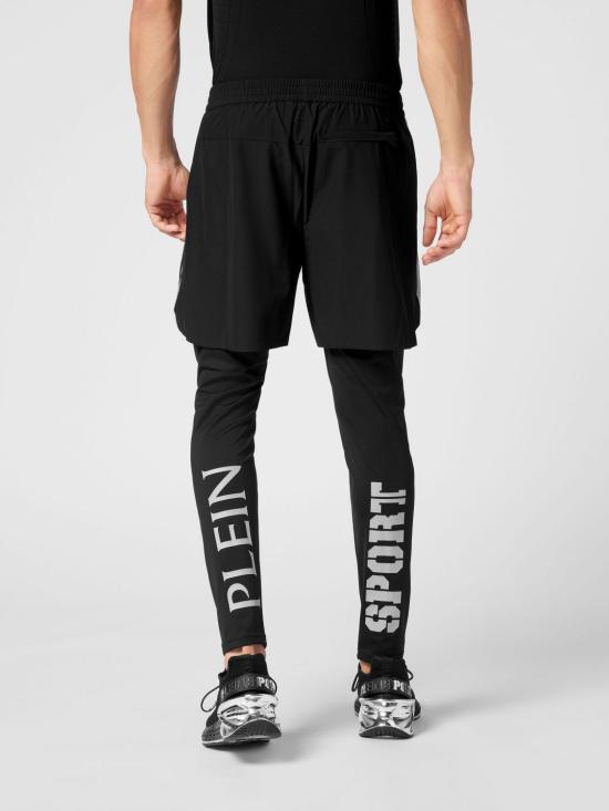 26SS 플레인스포츠 숏팬츠 FADCMJT2396STE003N 02 Black - PLEIN SPORT