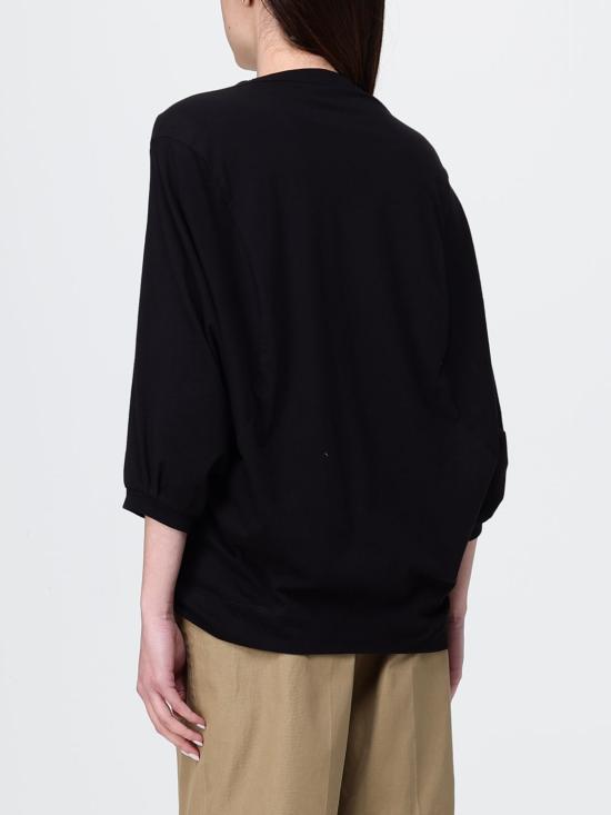 26SS 드리스 반 노튼 긴팔 티셔츠 2610111023600 900 Black - DRIES VAN NOTEN