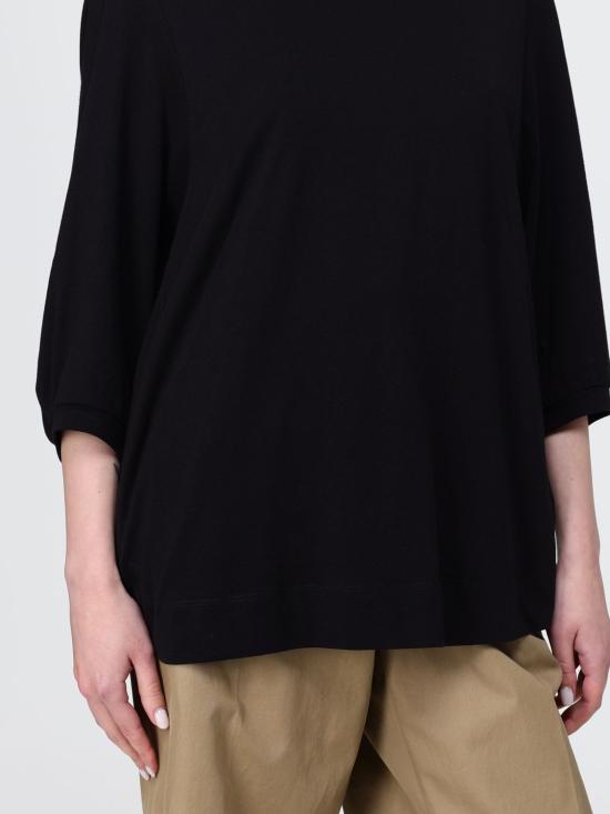 26SS 드리스 반 노튼 긴팔 티셔츠 2610111023600 900 Black - DRIES VAN NOTEN