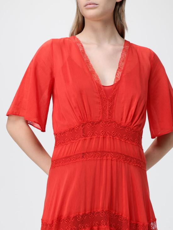 26SS 포르테포르테 롱 원피스 14904MYDRESS 2525 Red - FORTE FORTE