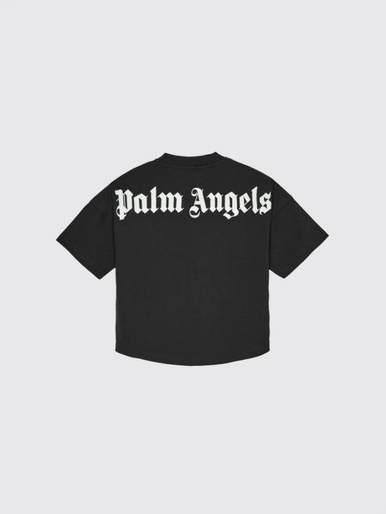26SS [키즈] 팜앤젤스 티셔츠 PBAA002S26JER001 110 Black - PALM ANGELS