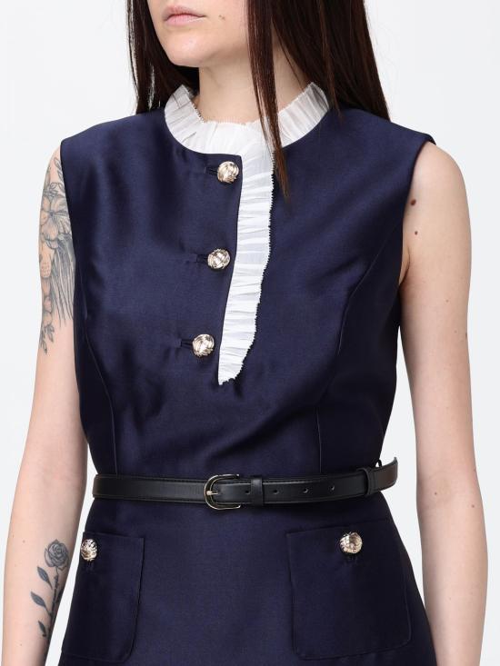 26SS 셀프 포트레이트 롱 원피스 SS26082MAN Navy - SELF PORTRAIT