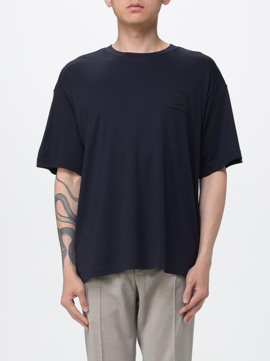 26SS 조르지오 아르마니 반팔 티셔츠 GM003058TE19974 U8139 Blue