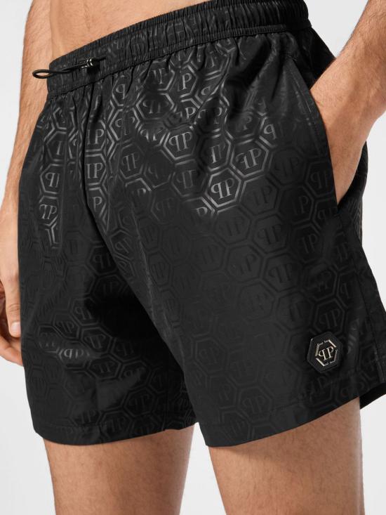 26SS 필립 플레인 스윔팬츠 SAECMMT0380PNY002N 02 Black - PHILIPP PLEIN