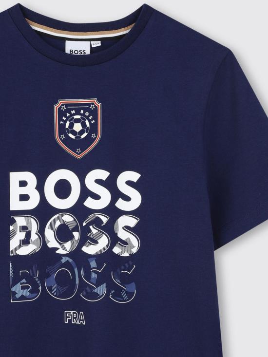 26SS [키즈] 보스 티셔츠 J53253 84N Blue - BOSS