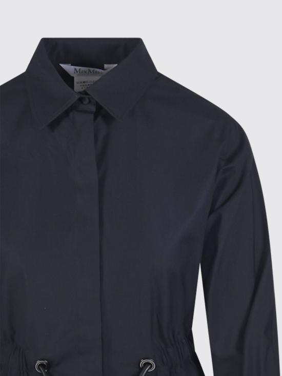 26SS 막스마라 Tazzina 드로스트링 셔츠 2611111052600 005 Black - MAX MARA