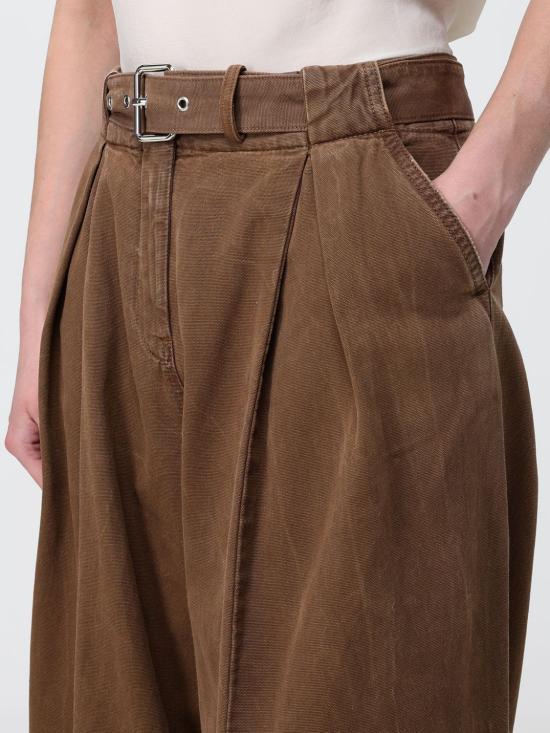 26SS 블루마린 스트레이트 팬츠 P622J226A N0517 Brown - BLUMARINE