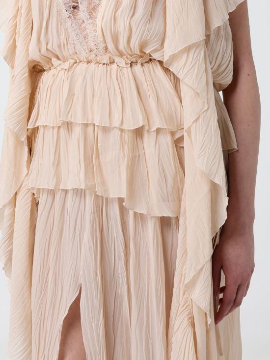 26SS 블루마린 롱 원피스 P622A772A N0817 Beige - BLUMARINE