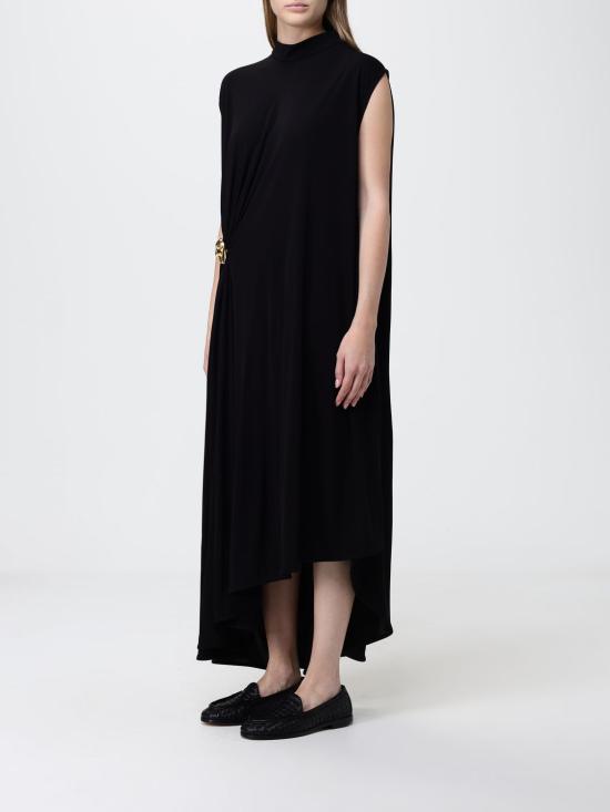 26SS 보테가베네타 롱 원피스 867619V4YX0 1000 Black - BOTTEGA VENETA