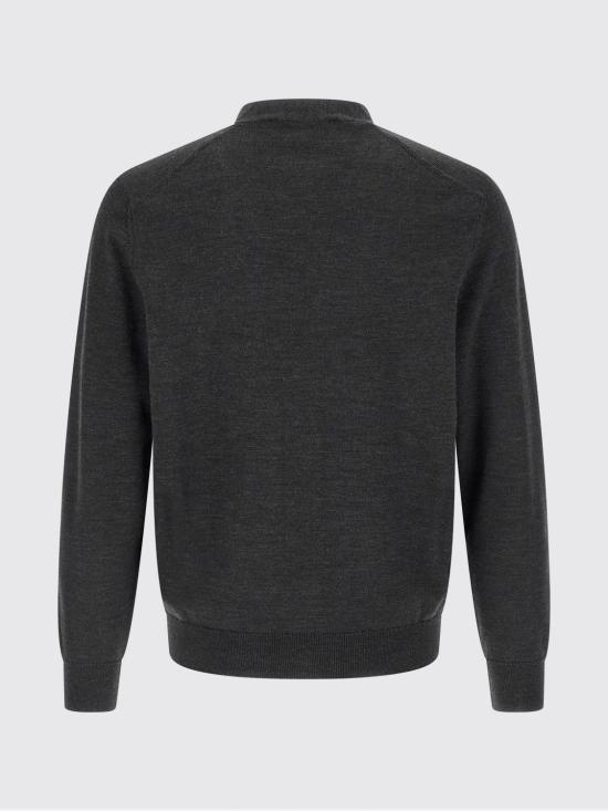 26SS 메종키츠네 더블 폭스 헤드 레귤러 가디건 OM051CFKT1181 P190 Grey - MAISON KITSUNE
