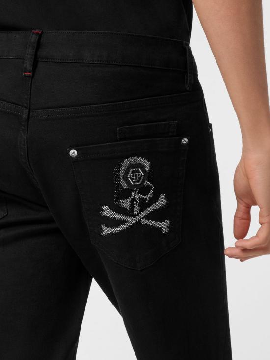 26SS 필립 플레인 데님 팬츠 PAECMDT4057PDE004N 02NH Black - PHILIPP PLEIN