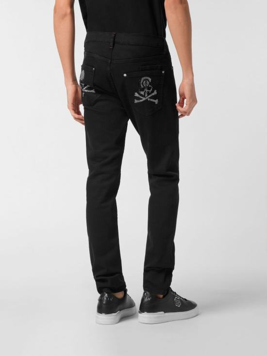 26SS 필립 플레인 데님 팬츠 PAECMDT4057PDE004N 02NH Black - PHILIPP PLEIN