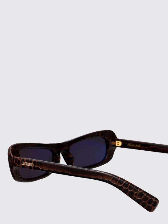 26SS 자크뮈스 선글라스 JAC55C12SUN BROWN CROC GOLD Brown - JACQUEMUS
