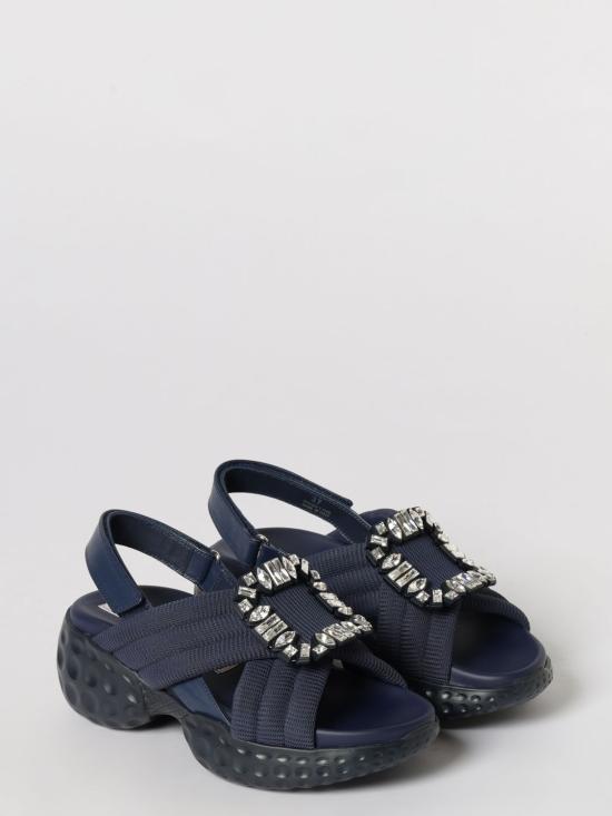 26SS 로저비비에 힐/펌프스 RVW66733560DX2 4916 Blue - ROGER VIVIER