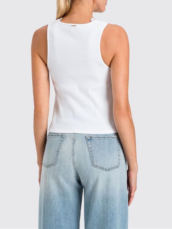 26SS 트윈셋 민소매 티셔츠 261TT2360 00001 White - TWINSET