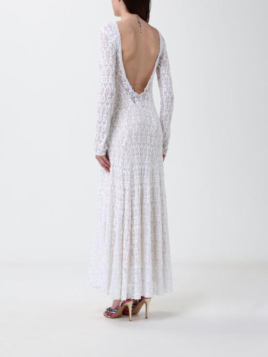 26SS 포르테포르테 롱 원피스 14896MYDRESS 5 White - FORTE FORTE