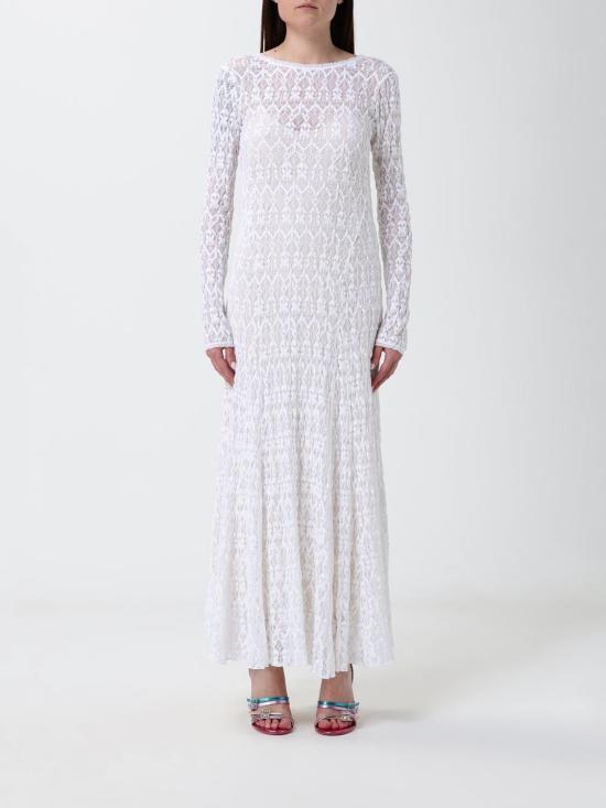 26SS 포르테포르테 롱 원피스 14896MYDRESS 5 White