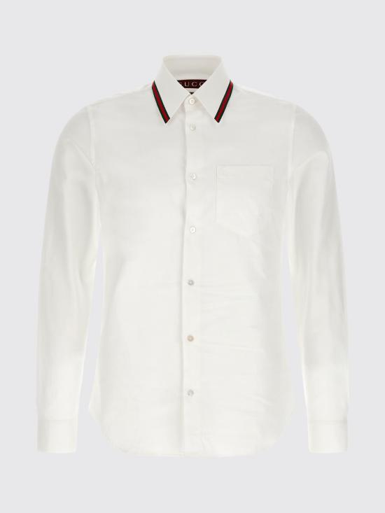 26SS 구찌 긴팔 셔츠 814560Z7AVS 9000 White - GUCCI