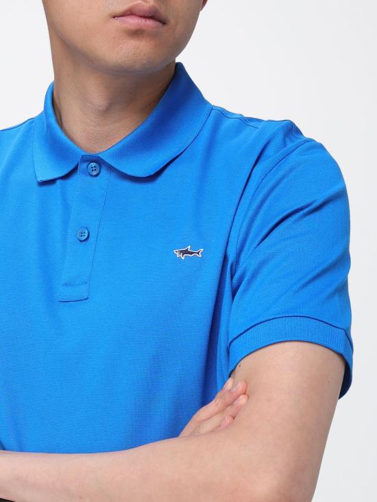 26SS 폴앤샤크 폴로 티셔츠 99311001 049 Gnawed Blue - PAUL & SHARK