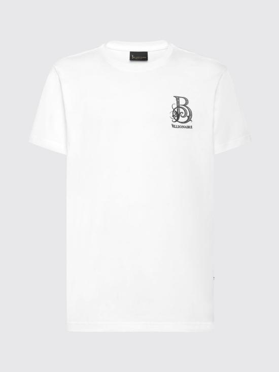 26SS 빌리어네어 반팔 티셔츠 IAECMTK8184BTE014N 01 White - BILLIONAIRE
