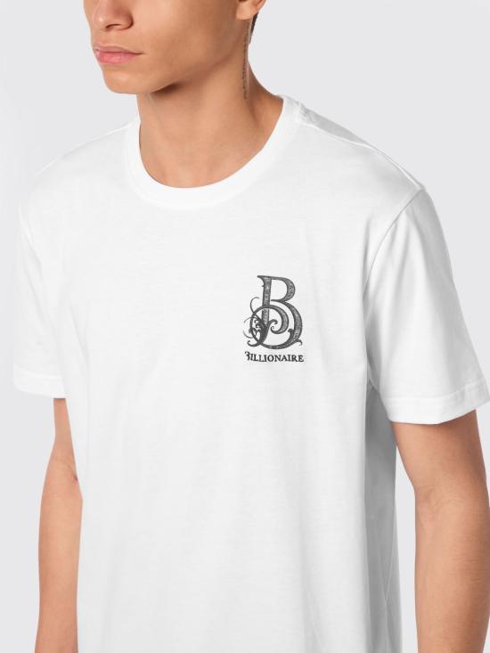 26SS 빌리어네어 반팔 티셔츠 IAECMTK8184BTE014N 01 White - BILLIONAIRE