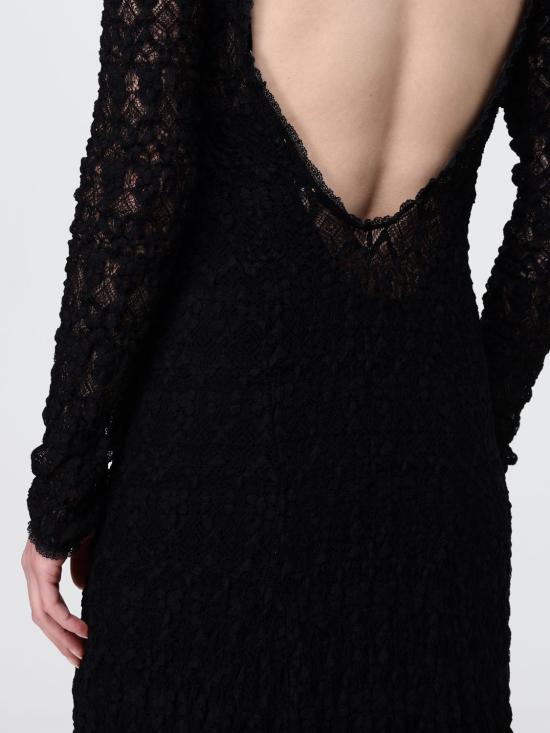 26SS 포르테포르테 롱 원피스 14896MYDRESS 8001 Black - FORTE FORTE