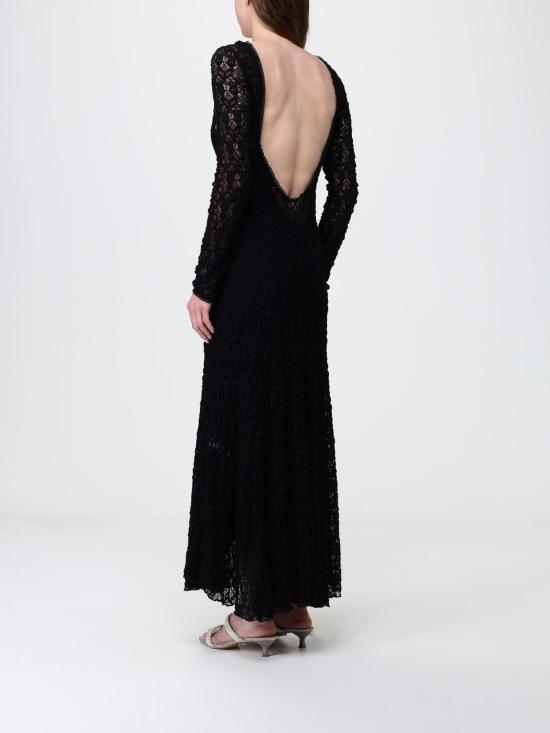 26SS 포르테포르테 롱 원피스 14896MYDRESS 8001 Black - FORTE FORTE