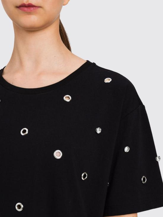 26SS 트윈셋 반팔 티셔츠 261LL2HFF 00006 Black - TWINSET