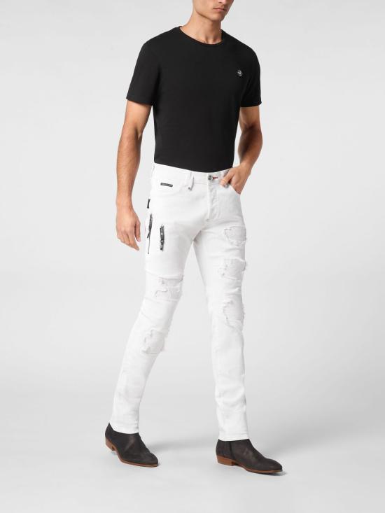 26SS 필립 플레인 데님 팬츠 AADCMDT3910PDE004N 01WK White - PHILIPP PLEIN