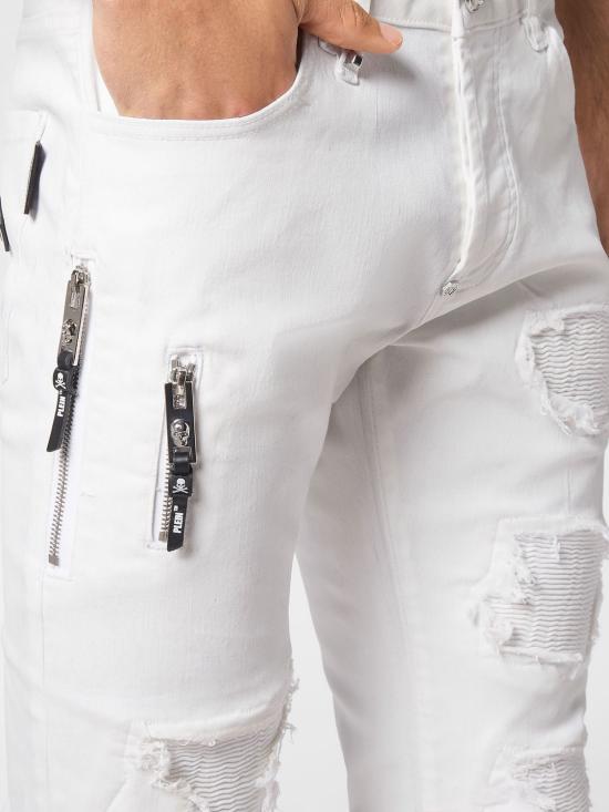 26SS 필립 플레인 데님 팬츠 AADCMDT3910PDE004N 01WK White - PHILIPP PLEIN