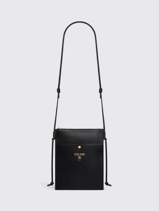 26SS 셀린느 샤프 파우치 스무스 램스킨 10P812K05 38NO Black