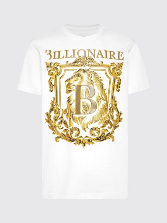 26SS 빌리어네어 반팔 티셔츠 IAECMTK8303BTE014N 01 White - BILLIONAIRE