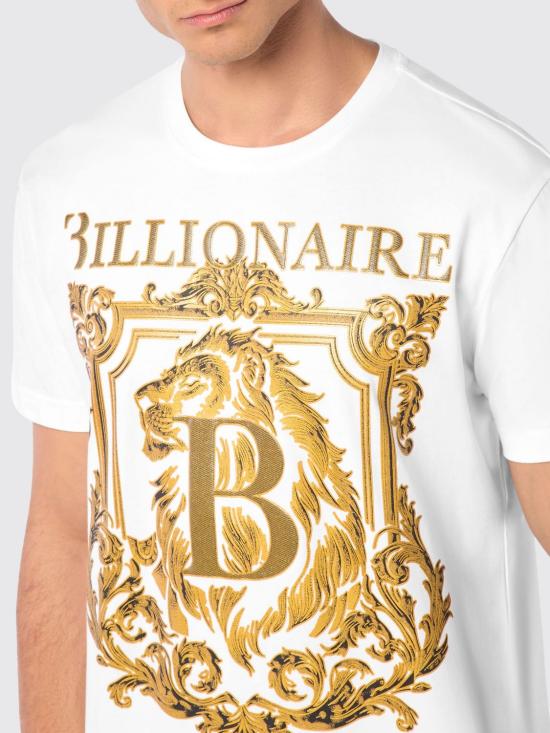 26SS 빌리어네어 반팔 티셔츠 IAECMTK8303BTE014N 01 White - BILLIONAIRE