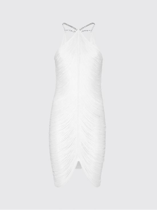 26SS 필립 플레인 미디 원피스 AADCWRG3159PTE003N 01 White - PHILIPP PLEIN