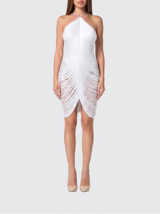 26SS 필립 플레인 미디 원피스 AADCWRG3159PTE003N 01 White
