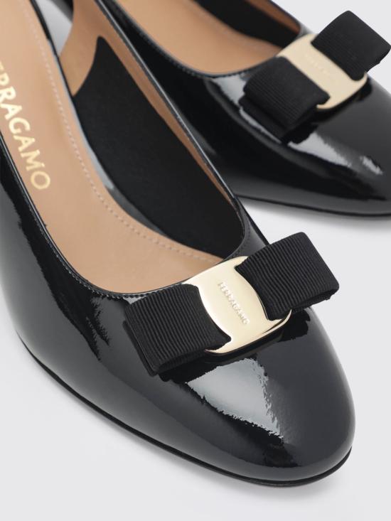 26SS 살바토레 페라가모 힐/펌프스 07907391CLE Black - SALVATORE FERRAGAMO